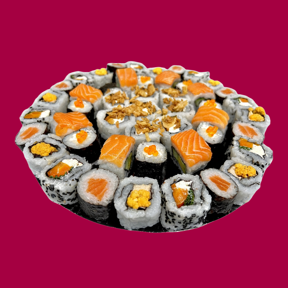 Plateau saumon & makis classiques